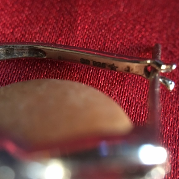 Genuine Diamond Lever-Back Earrings - Picture 6 of 8